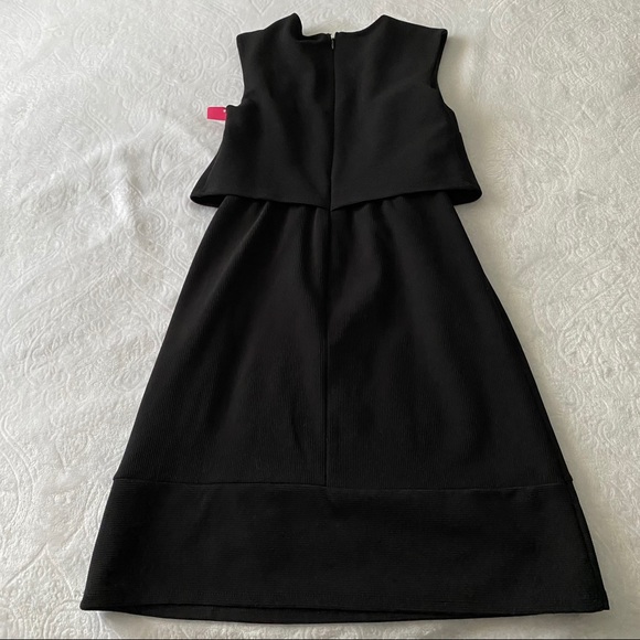 NWT Vintage Style Little Black Dress Crop Top LBD Small - Picture 7 of 8